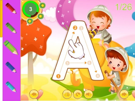 ABC Alphabet sounds learning games for little kids screenshot