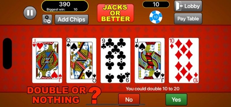 Allsorts Video Poker screenshot