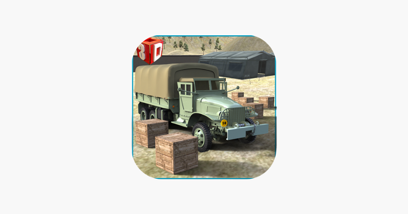Army Cargo Truck Simulator - Deliver food supplies to military camps in this driving simulation game Image