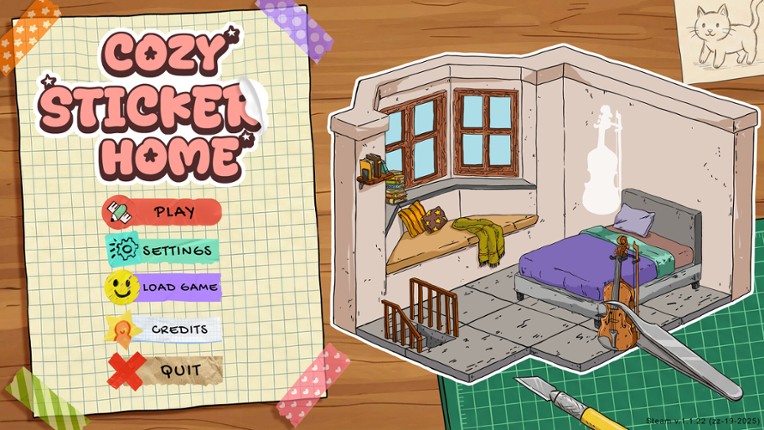 Cozy Sticker Home screenshot