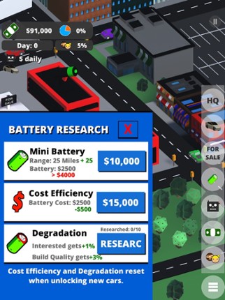 Electric Vehicle Tycoon screenshot