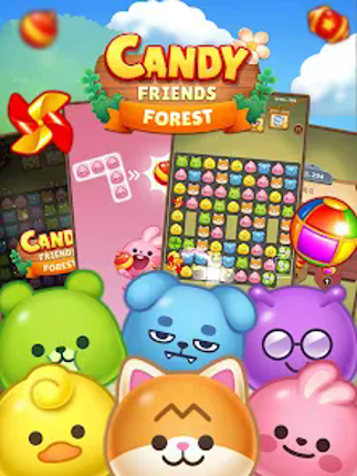 Candy Friends Forest : Match-3 screenshot