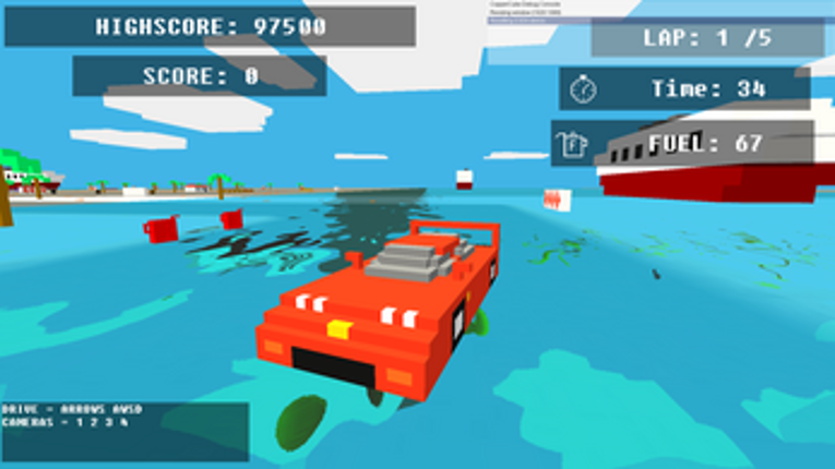 RETRO CUBE RACING screenshot