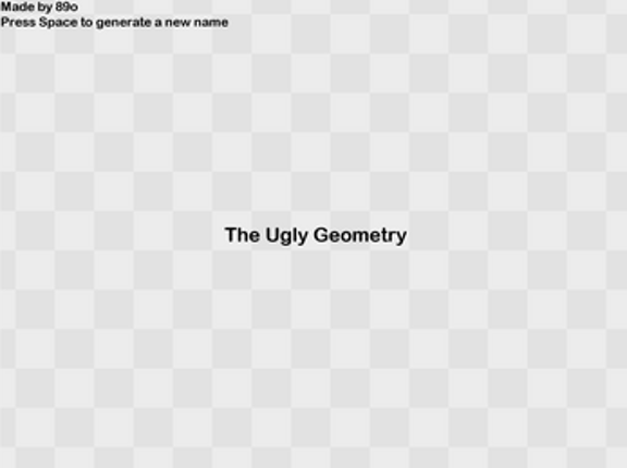 The Ugly Geometry screenshot