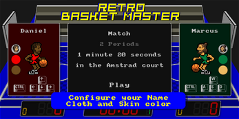 Retro Basket Master screenshot