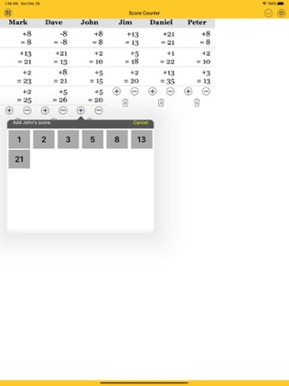 Score Count Image
