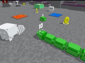 Slither Blocky Snake 3D Image