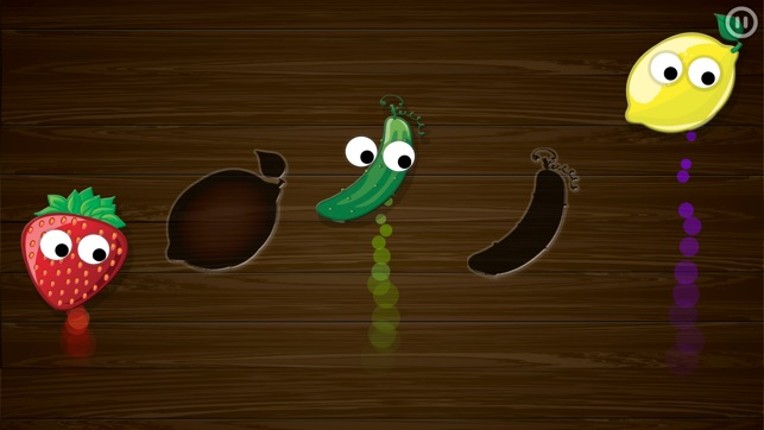 Smart Baby Shapes FOOD: Fun Jigsaw Puzzles and Learning Games for toddlers & little kids screenshot