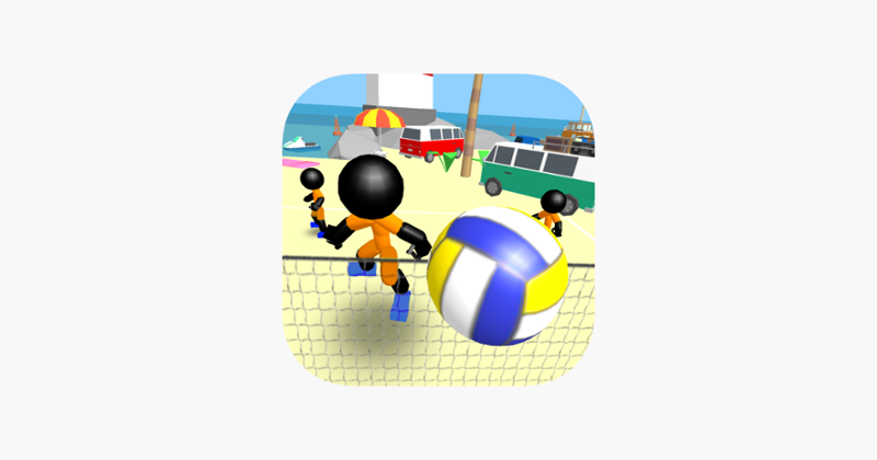 Stickman Beach Volleyball Image