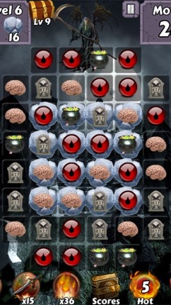 Zombie Mania Halloween World - Free puzzle games for trick or treat screenshot