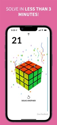 21Moves: Puzzle Cube AI Solver screenshot