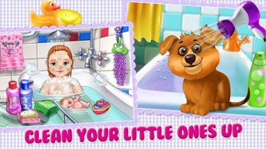 Babies &amp; Puppies - Care, Dress Up &amp; Play Image