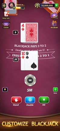 BlackJack by Murka: 21 Classic screenshot