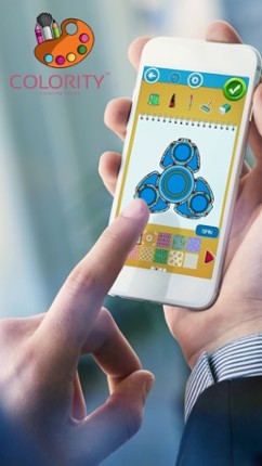 Fidget Spinner Coloring Book screenshot