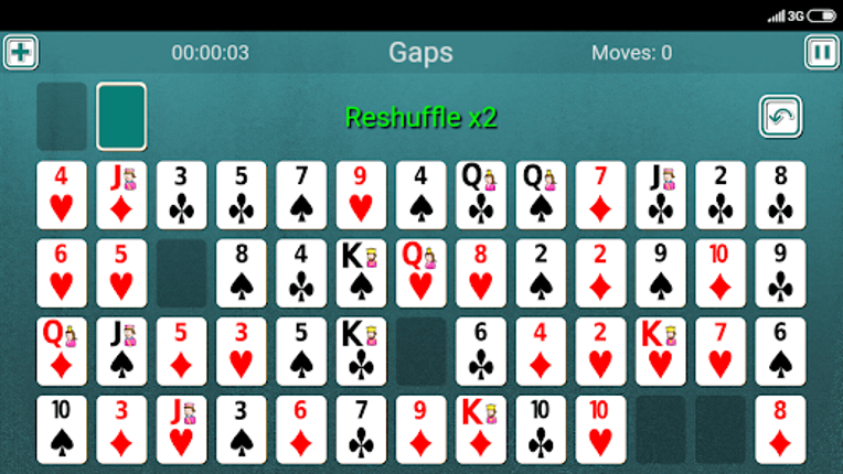 Montana Solitaire screenshot