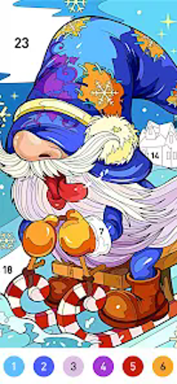 Christmas Winter Coloring Book screenshot