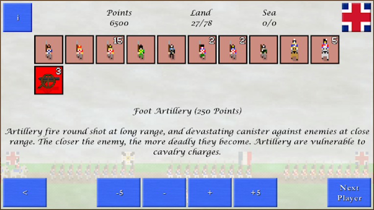 Pixel Soldiers: Waterloo screenshot