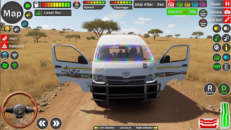 Van Driving Dubai Van Game Image