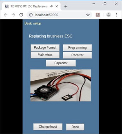 RCPRESS Installing Brushless ESC screenshot