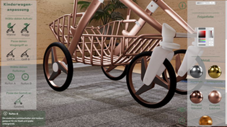 Kinderwagen-Konfigurator (Realtime 3D) Image