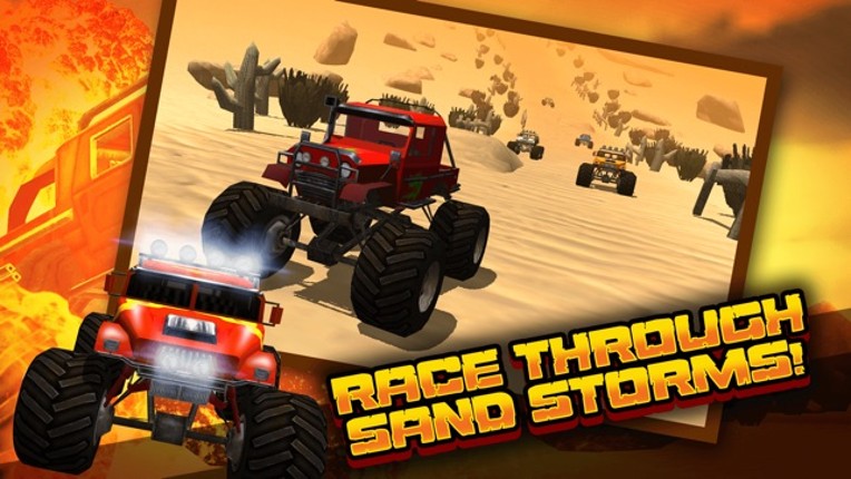Monster Truck 3D ATV OffRoad Driving Crash Racing Sim Game screenshot