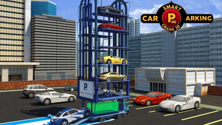 Multi Level Car Parking Crane Driving Simulator 3D screenshot