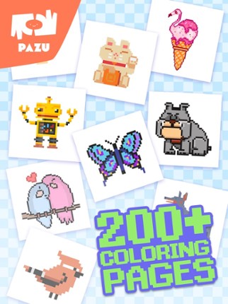 Pixel coloring games for kids screenshot