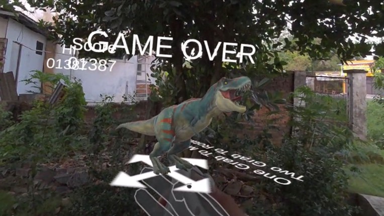 T-Rex Runner Mixed Reality Image