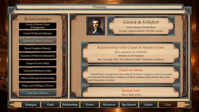 The Count of Monte Cristo screenshot