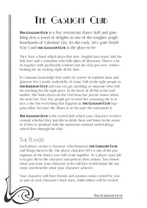 The Gaslight Club RPG Image