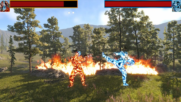 Water vs Fire Image