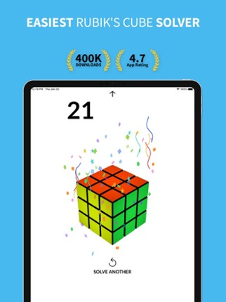 21Moves: Puzzle Cube AI Solver screenshot