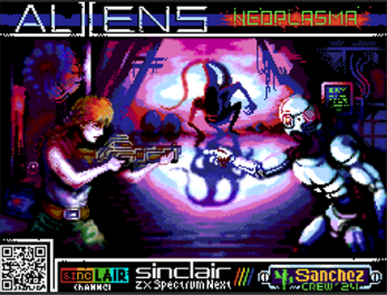 Aliens: Neoplasma 2 | ZX Spectrum | ZX spectrum Next screenshot