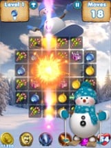 Frozen Snowman - Santa Tracker Image