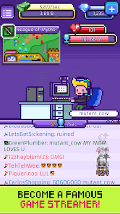 xStreamer: Idle Simulator Game screenshot