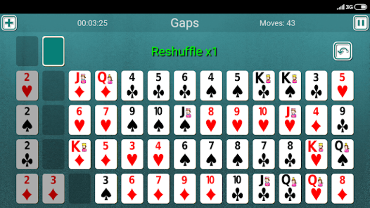 Montana Solitaire screenshot