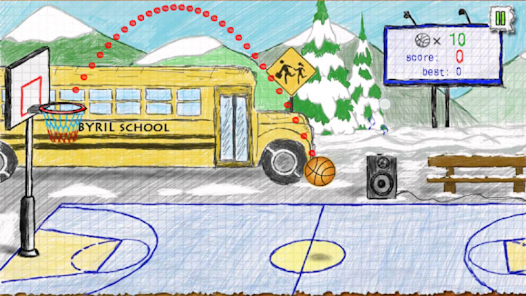 Doodle Basketball Image