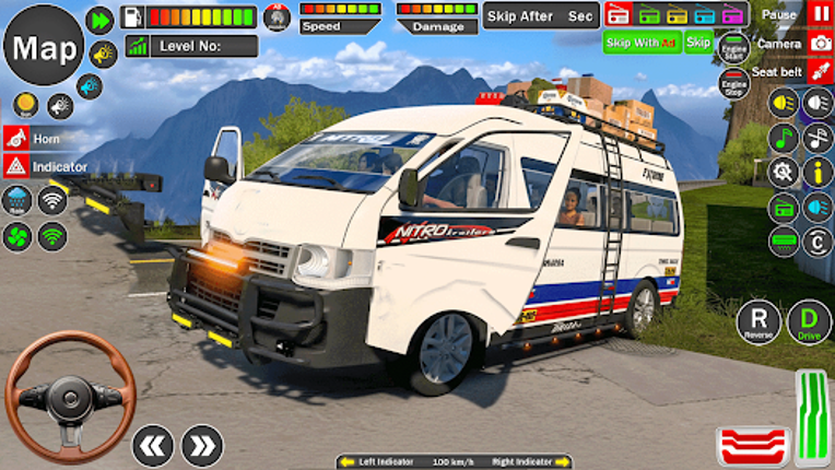 Van Driving Dubai Van Game Image