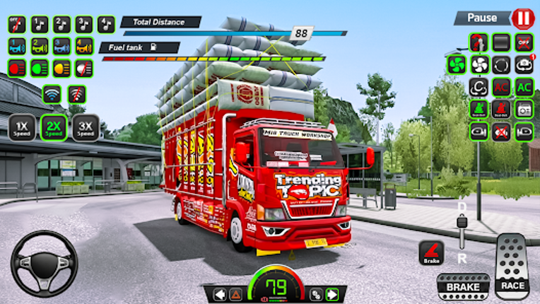 Mud Truck Offroad Driving Game screenshot