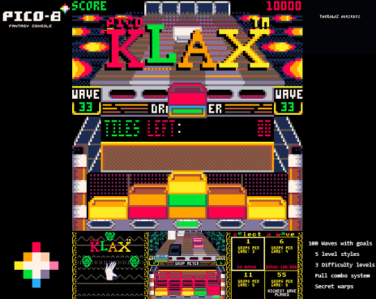 Klax Game Cover