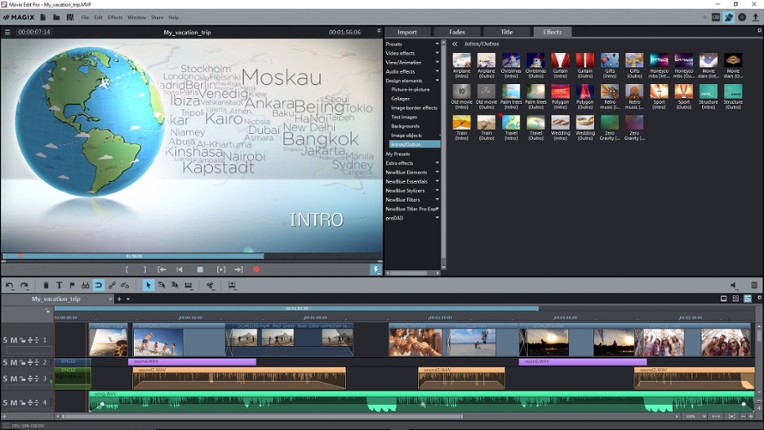 MAGIX Video deluxe 2017 Steam Edition screenshot