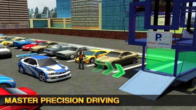 Multi Level Car Parking Crane Driving Simulator 3D screenshot