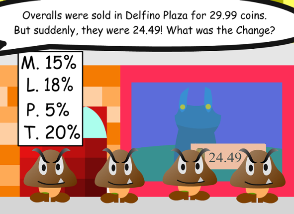 Super Goomba Math screenshot