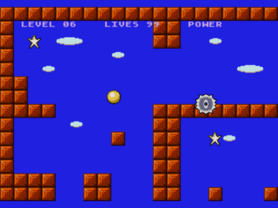 Super Hard Bouncer (Gameboy Game) screenshot