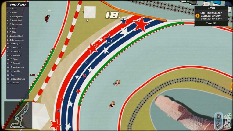 SuperbikeGP 2D screenshot