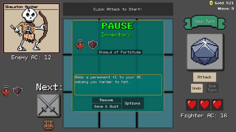 Tic Tac Rogue screenshot