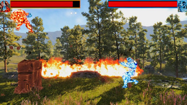 Water vs Fire Image