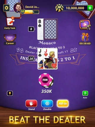 BlackJack by Murka: 21 Classic screenshot