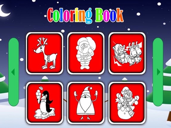 Christmas wishes photo coloring book for kids screenshot