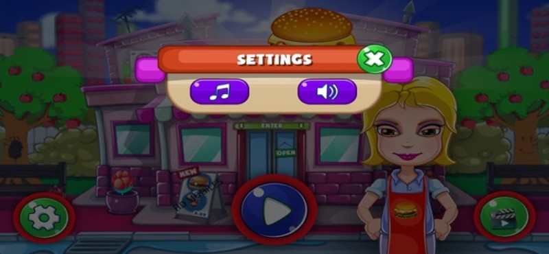 Cookings Games Hamburger Image